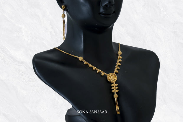 Aurora Drape Necklace Set | Sona Sansaar 