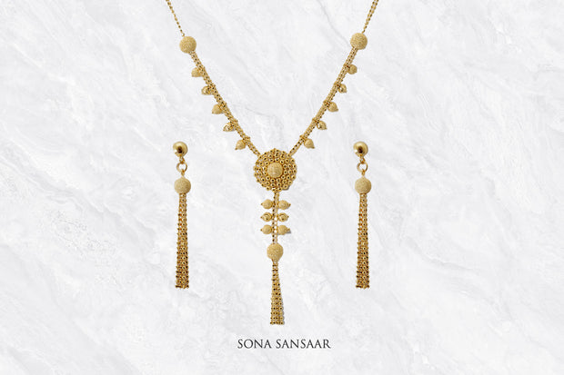 Aurora Drape Necklace Set | Sona Sansaar