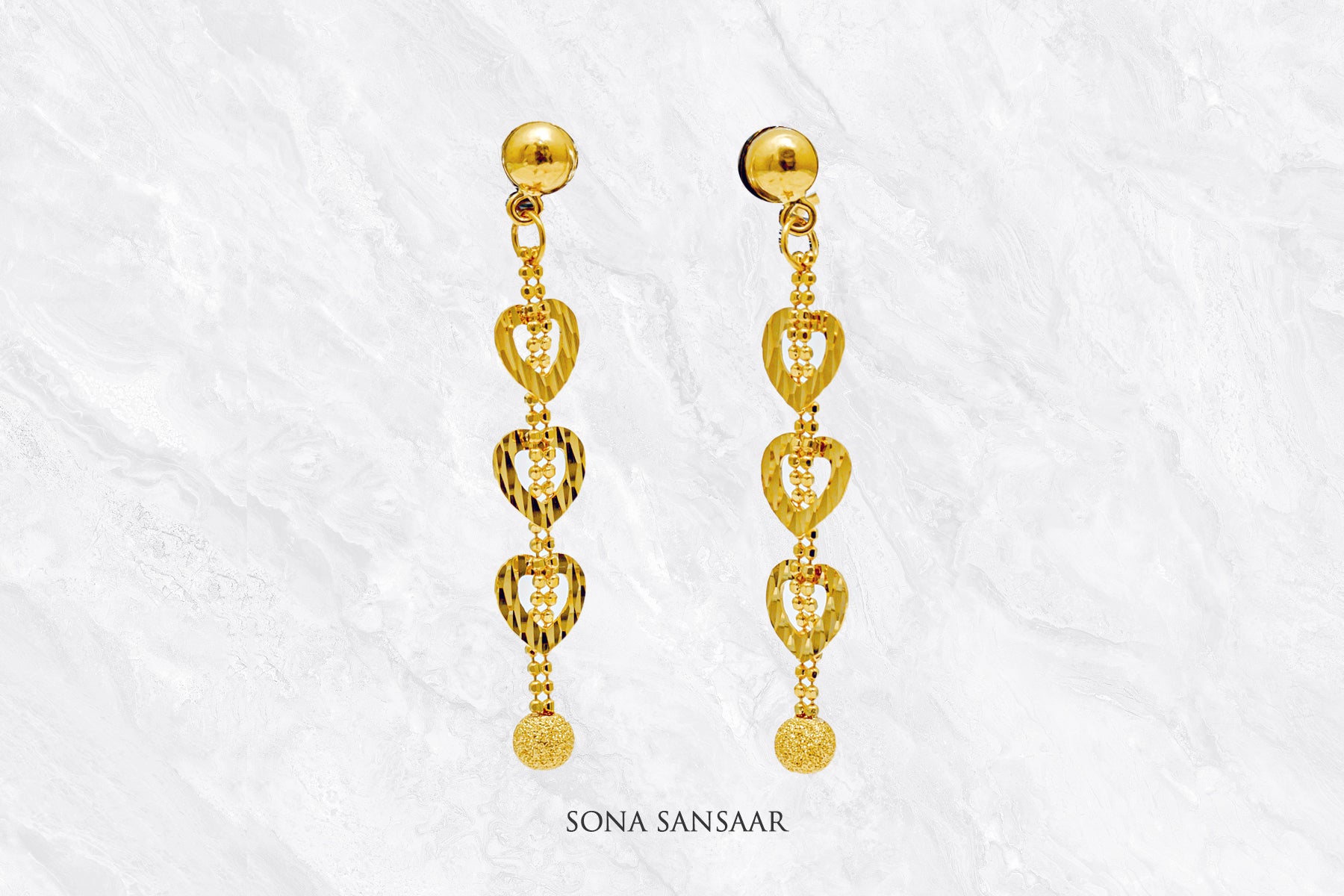 Eden's Gold Necklace Set | Sona Sansaar
