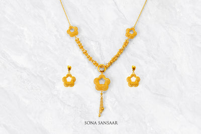 Twinkle Necklace and Earrings Set | Sona Sansaar