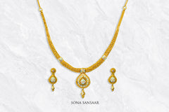 Aurea Bloom Necklace Set | Sona Sansaar