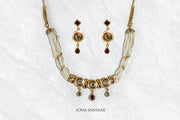 Imperial Pearl Necklace Set | Sona Sansaar