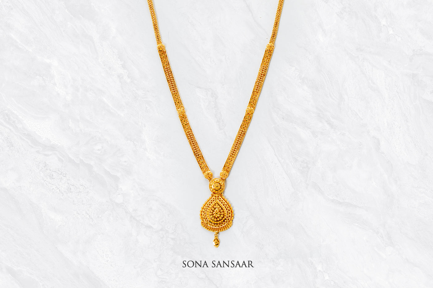 Harika Gold Culcutti Necklace | Sona Sansaar