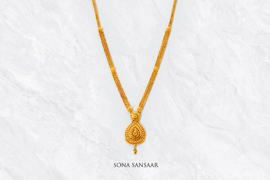 Harika Gold Culcutti Necklace | Sona Sansaar