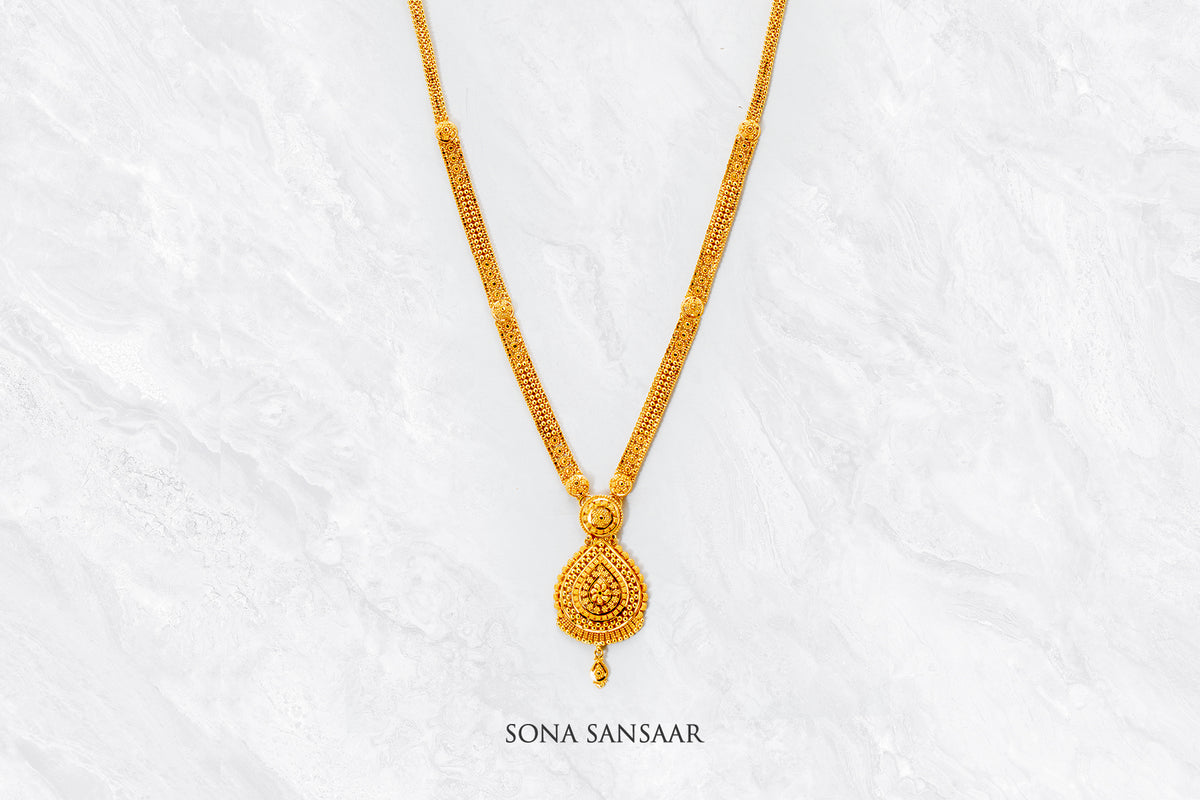 Harika Gold Culcutti Necklace | Sona Sansaar