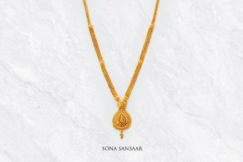 Harika Gold Culcutti Necklace | Sona Sansaar