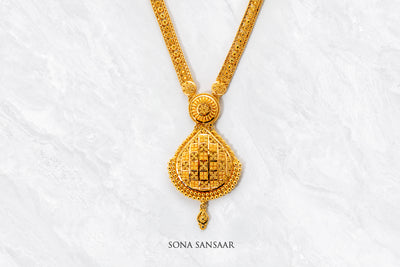 Anekha Gold Culcutti Necklace | Sona Sansaar