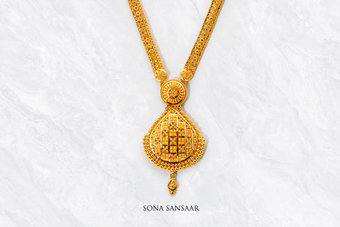 Anekha Gold Culcutti Necklace | Sona Sansaar