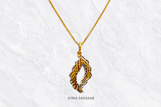 Jivika Gold Pendant | Sona Sansaar