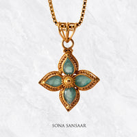 Thumbnail for Greenleaf Gold Pendant and Earrings Set