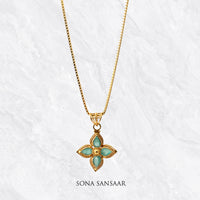 Thumbnail for Greenleaf Gold Pendant and Earrings Set