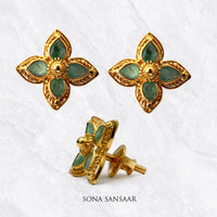 Thumbnail for Greenleaf Gold Pendant and Earrings Set