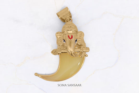 Ganesh Lion Nail Pendant