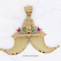Thumbnail for Ganesh Lion Nail Pendant