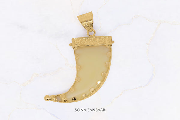Maa Khodiyar Artificial Daul Lion Nail Gorgeous Design Gold Plated Pendant  - Style A877 – Soni Fashion®