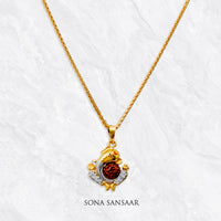 Thumbnail for Divyaroop Gold Ganesh Pendant | Sona Sansaar