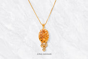 Sunveil Gold Pendant | Sona Sansaar