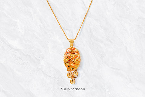 Sunveil Gold Pendant | Sona Sansaar