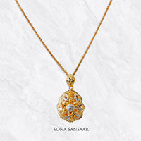 Thumbnail for Starblossom Gold Pendant | Sona Sansaar