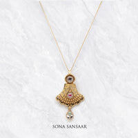 Thumbnail for Echoes Pendant and Earrings Set | Sona Sansaar