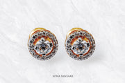 Glowstone Gold Pendant and Earring Set | Sona Sansaar