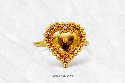 Beaded Love Ring | Sona Sansaar