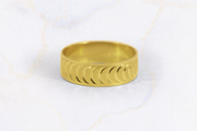 Crescentia Gold Ring | Sona Sansaar