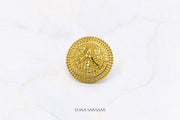 22K Gold Flower Ring Unique Design | Sona Sansaar Flower Ring Collection