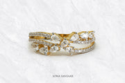 Crystal Trails CZ Ring | Sona Sansaar