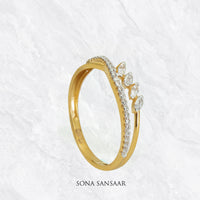 Thumbnail for Leaves CZ Ring | Sona Sansaar