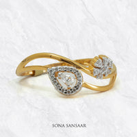 Thumbnail for Halo Mist CZ Ring | Sona Sansaar