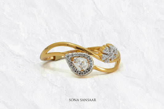 Halo Mist CZ Ring | Sona Sansaar