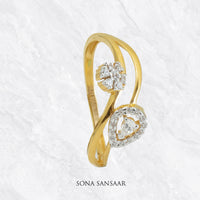 Thumbnail for Halo Mist CZ Ring | Sona Sansaar