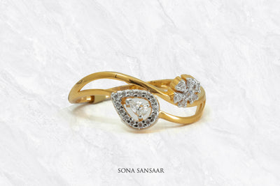 Halo Mist CZ Ring | Sona Sansaar