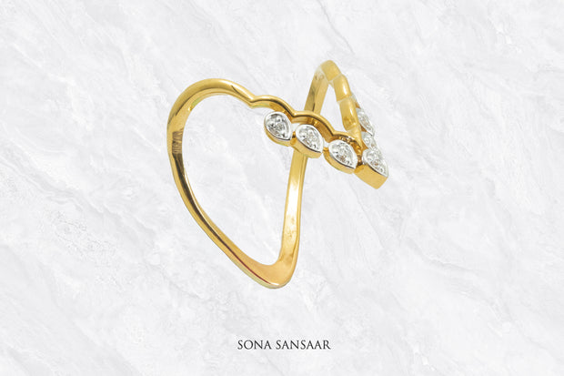 Heartline CZ Ring | Sona Sansaar