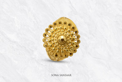 Opulent Filigree Ring | Sona Sansaar