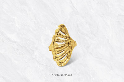 Moonlit Frond Ring | Sona Sansaar