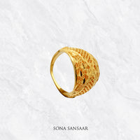Thumbnail for Starlit Mesh Ring | Sona Sansaar