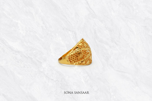 Starlit Mesh Ring | Sona Sansaar