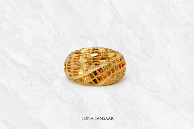 Sunbeam Mesh Ring | Sona Sansaar