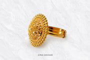 Suravya Gold Filigree Ring | Sona Sansaar