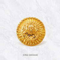 Thumbnail for Varnika Gold Filigree Ring | Sona Sansaar