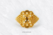 Mandira Gold Filigree Ring | Sona Sansaar