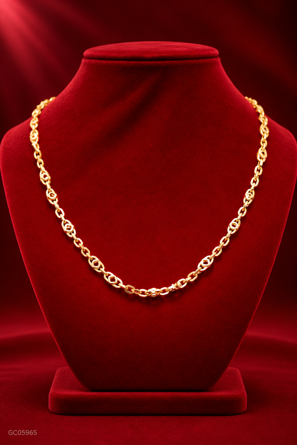 Gold Two-Tone Fancy Italian Chain