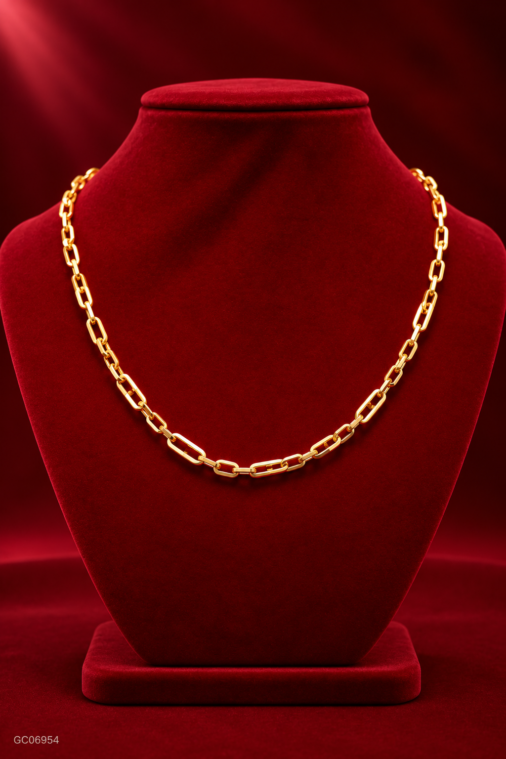 Gold Italian Paperclip Chain