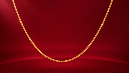 Gold Spiga Wheat Chain