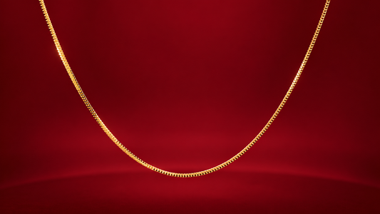 Gold Woven Foxtail Chain