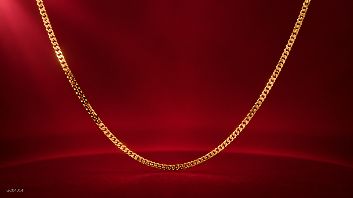 Gold Cow Boy Chain