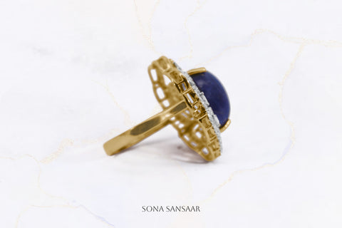 Midnight Sky Gold Ring | Sona Sansaar
