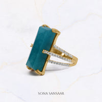 Thumbnail for Pristine Falls Gold Ring | Sona Sansaar